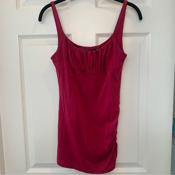American Eagle Outfitters Pink Ruffle Bust Tank - Picture 5 of 13